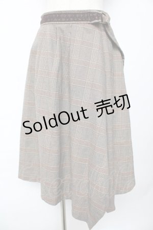 画像: axes femme / チェックスカート M 茶 Y-25-10-18-211-AX-SK-SZ-ZI