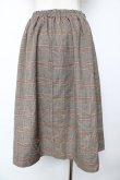 画像2: axes femme / チェックスカート M 茶 Y-25-10-18-211-AX-SK-SZ-ZI (2)
