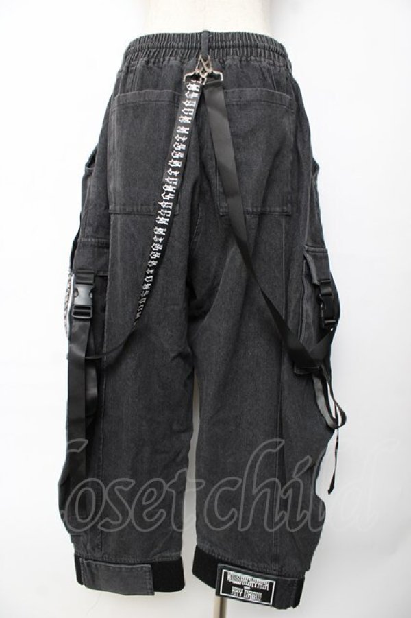 画像2: KRY CLOTHING / IRUKA５　パンツ  ブラックデニム Y-25-10-18-226-EL-PA-SZ-ZY (2)