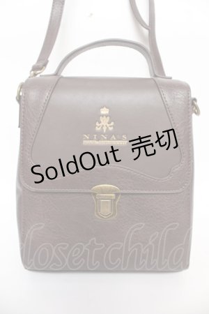 画像: m petit by misako / NINA‘S 2WAYバッグ  濃茶 Y-25-10-18-036-LO-BG-SZ-ZY