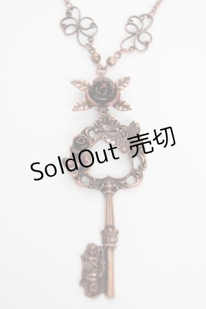 画像: axes femme / キーモチーフネックレス  アンティーク Y-25-10-18-004-AX-AC-SZ-ZY