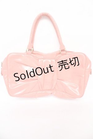 画像: Emily Temple cute / リボン型エナメルバッグ  ピンク Y-25-10-18-039-ET-BG-SZ-ZTK038