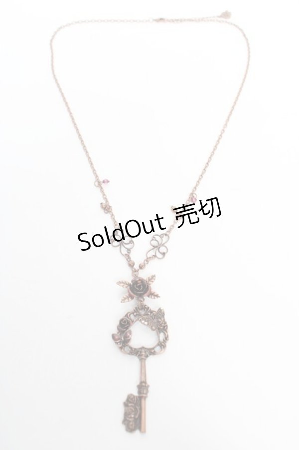 画像2: axes femme / キーモチーフネックレス  アンティーク Y-25-10-18-004-AX-AC-SZ-ZY (2)