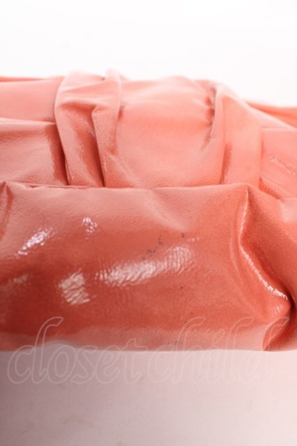 Emily Temple cute / リボン型エナメルバッグ ピンク Y-25-10-18-039