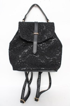 画像: axes femme / 総レースリュック  黒 Y-25-10-18-041-AX-BG-SZ-ZY