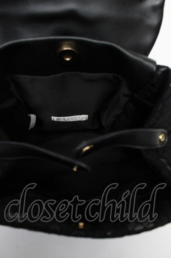 画像3: axes femme / 総レースリュック  黒 Y-25-10-18-041-AX-BG-SZ-ZY (3)