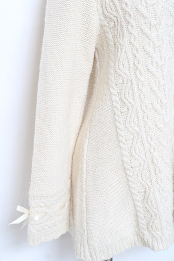 画像3: axes femme / ニットトップス M 生成り Y-25-10-20-041-AX-TO-SZ-ZY (3)