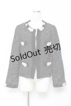 画像: INGEBORG / ツイードジャケット  赤ｘピンク Y-25-10-20-046-LO-CO-AS-ZY