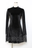 画像1: PUNK RAVE / Velvet Dress XS-S 黒 Y-25-10-20-049-PU-OP-SZ-ZY (1)