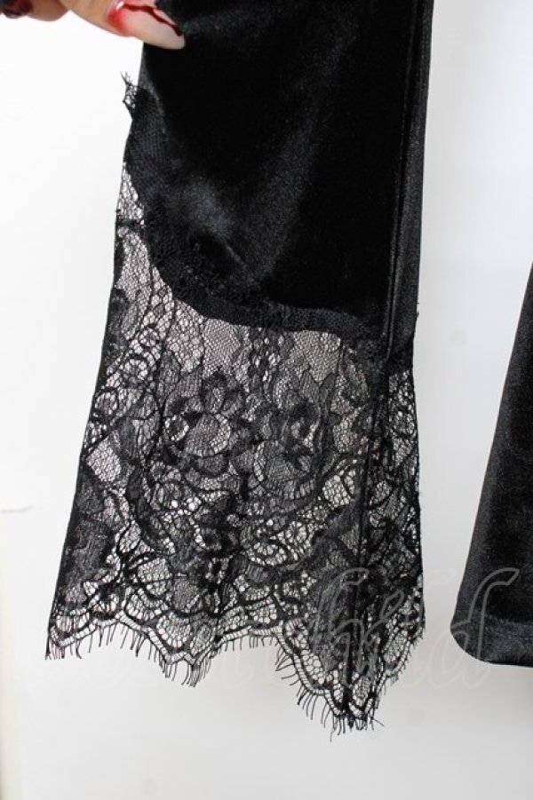 画像3: PUNK RAVE / Velvet Dress XS-S 黒 Y-25-10-20-049-PU-OP-SZ-ZY (3)