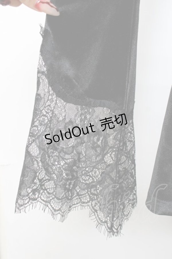 画像3: PUNK RAVE / Velvet Dress XS-S 黒 Y-25-10-20-049-PU-OP-SZ-ZT0303T (3)