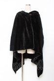 画像1: PUNK RAVE / ファーケープ  黒 Y-25-10-20-050-PU-JA-SZ-ZY (1)