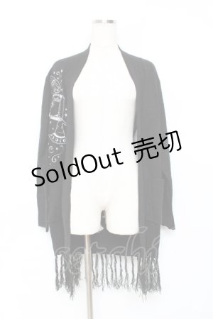 画像: RAT BABY / witch cardigan S 黒 Y-25-10-20-054-PU-TO-SZ-ZY