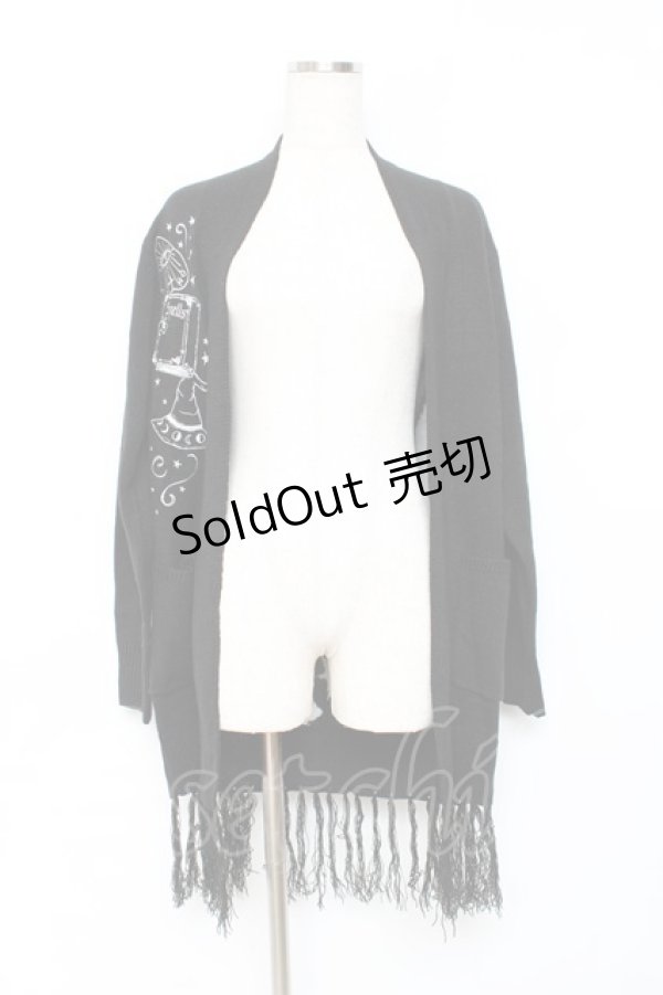 画像1: RAT BABY / witch cardigan S 黒 Y-25-10-20-054-PU-TO-SZ-ZY (1)