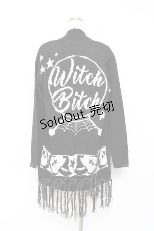 画像2: RAT BABY / witch cardigan S 黒 Y-25-10-20-054-PU-TO-SZ-ZY (2)