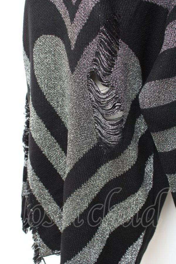 画像3: KILL STAR / Libi Sweater S グレー×ブラック Y-25-10-20-058-SL-TO-SZ-ZY (3)