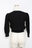 画像2: Mischief Made / Showgirls Cardigan S 黒 Y-25-10-20-060-LO-TO-SZ-ZY (2)