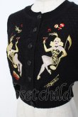 画像3: Mischief Made / Showgirls Cardigan S 黒 Y-25-10-20-060-LO-TO-SZ-ZY (3)