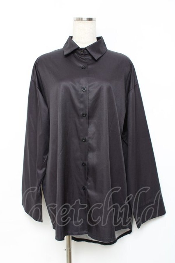 画像1: NieR Clothing / 擬人化デザインシャツ  黒 Y-25-10-20-066-PU-BL-SZ-ZY (1)