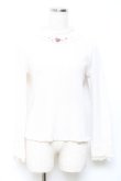 画像1: axes femme / バラモチーフインナープルオーバー M 生成り Y-25-10-20-008-AX-TS-SZ-ZY (1)