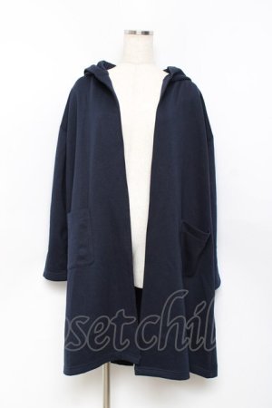 画像: axes femme / 袖刺繍コーデイガン F 紺 Y-25-10-20-080-AX-TO-SZ-ZY