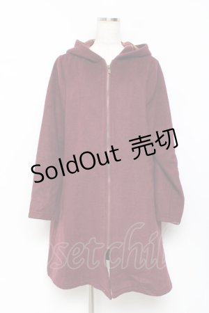 画像: axes femme / ZIPアップコーディガン M ワイン Y-25-10-20-084-AX-JA-SZ-ZY