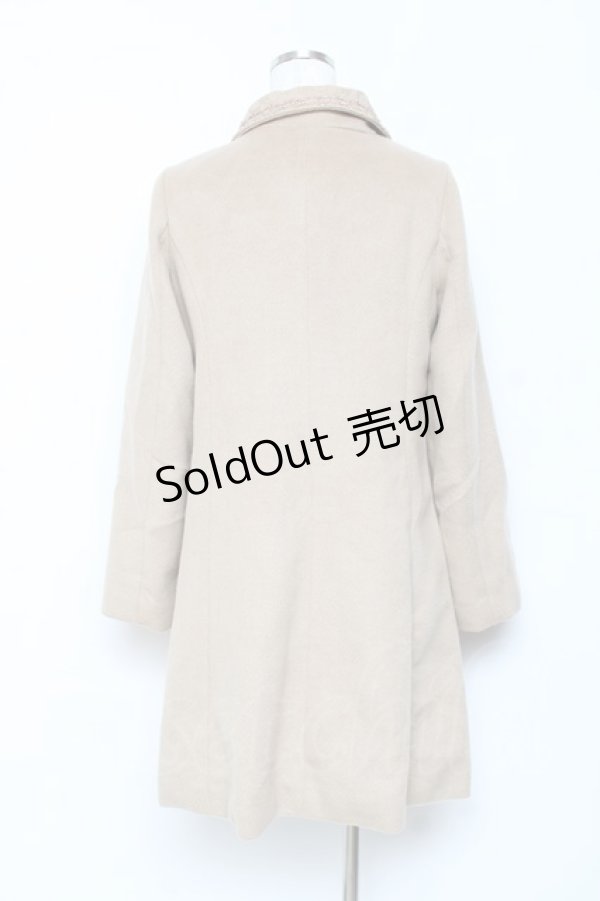 画像2: axes femme / レース襟コート M キャメル Y-25-10-20-085-AX-CO-SZ-ZI (2)