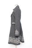 画像2: OZZ ANGELO / 刺繍入りダブルコート  グレー Y-25-10-20-088-OO-CO-SZ-ZY (2)