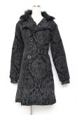 画像1: POIZEN INDUSTRIES / 刺繍コート M 黒 Y-25-10-20-089-PU-CO-SZ-ZY (1)