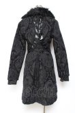 画像2: POIZEN INDUSTRIES / 刺繍コート M 黒 Y-25-10-20-089-PU-CO-SZ-ZY (2)