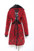 画像2: POIZEN INDUSTRIES / 刺繍コート  赤 Y-25-10-20-090-PU-CO-SZ-ZY (2)
