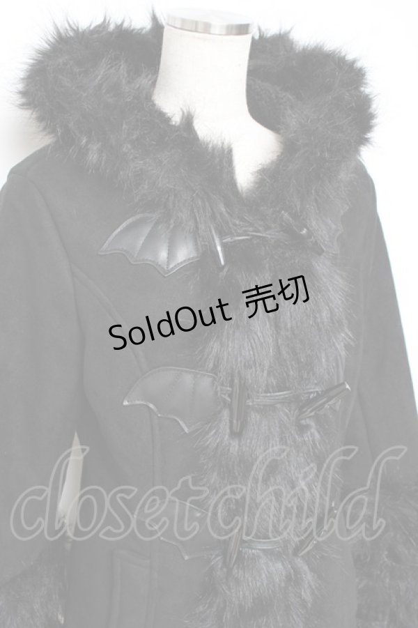 画像3: KILLSTAR / FLIES BY NIGHT FAUX-FUR COAT　コート S 黒 Y-25-10-20-093-PU-CO-SZ-ZY (3)