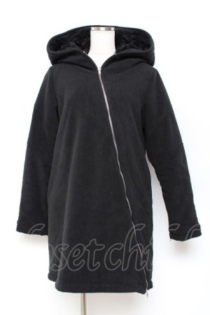 画像: Restyle / 斜めZIPブルゾン S 黒 Y-25-10-20-097-GO-CO-SZ-ZY