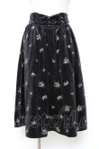 画像1: axes femme / 総刺繍ベロアスカート M クロ Y-25-10-20-108-AX-SK-SZ-ZY (1)