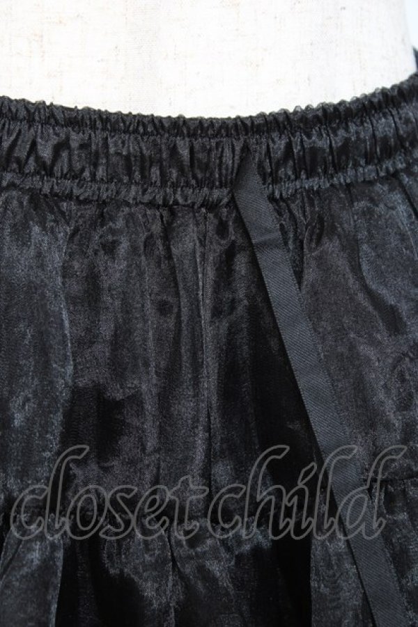 画像3: axes femme kawaii / ミディオーガンジーパニエ M 黒 Y-25-10-20-112-AX-SK-SZ-ZY (3)
