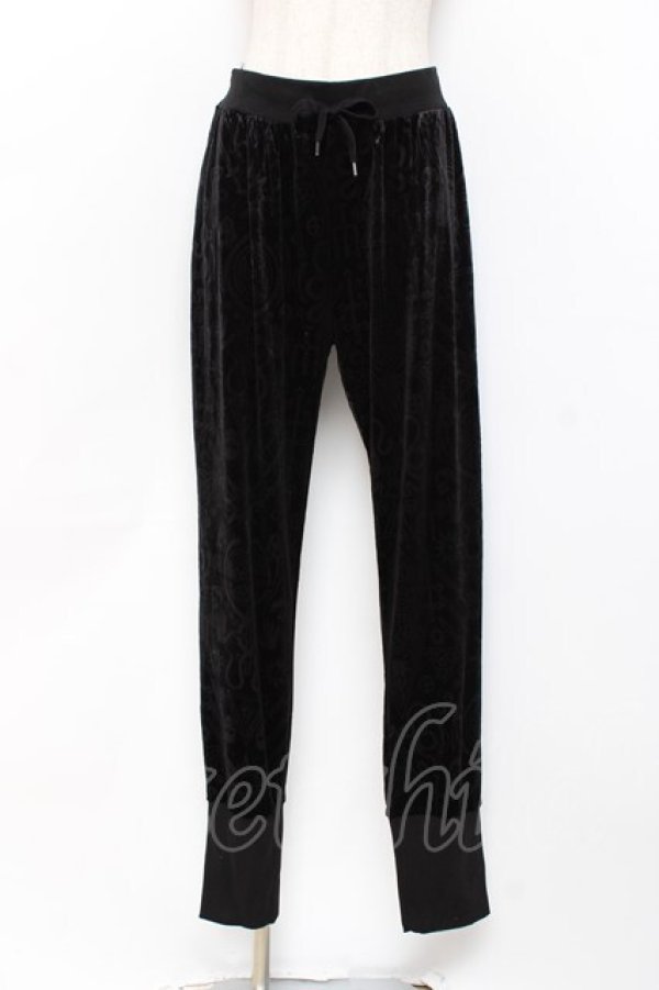 画像1: KILL STAR / Mind Melt Velvet Joggers S ブラック Y-25-10-20-118-SL-PA-SZ-ZY (1)