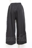 画像2: NieR Clothing / 刺繍ワイドパンツ  黒 Y-25-10-20-122-PU-PA-SZ-ZY (2)