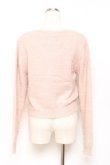 画像2: axes femme / モチーフレース付きカーデ M アワピンク Y-25-10-20-019-AX-TO-SZ-ZY (2)