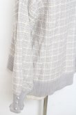 画像3: axes femme / Vネックツイードニット F グレー Y-25-10-20-027-AX-TO-SZ-ZY (3)