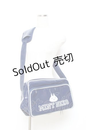 画像: MINT NeKO / エナメルバッグ  紺 Y-25-10-25-032-HN-BG-SZ-ZY