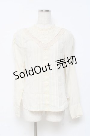 画像: axes femme / マトン袖ビクトリアンブラウス M 生成り Y-25-10-25-042-AX-BL-SZ-ZY