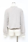 画像2: axes femme / ラメスウェット M ベージュ Y-25-10-25-047-AX-TO-SZ-ZY (2)