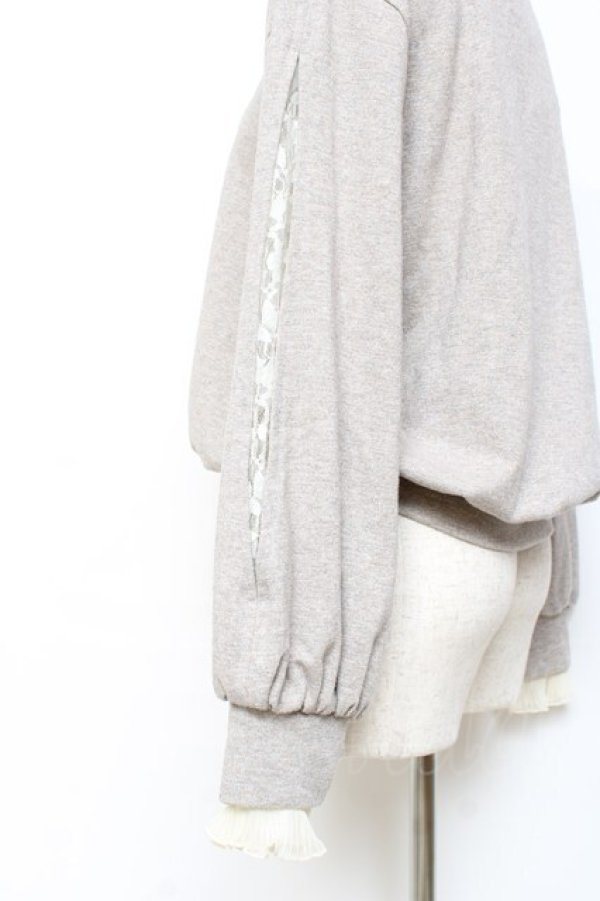 画像3: axes femme / ラメスウェット M ベージュ Y-25-10-25-047-AX-TO-SZ-ZY (3)