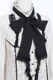 画像3: axes femme / ストライプボータイブラウス M 生成り Y-25-10-25-048-AX-BL-SZ-ZY (3)