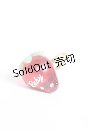 画像: BABY,THE STARS SHINE BRIGHT / Strawberryリング  赤 Y-25-10-25-006-BA-AC-SZ-ZY