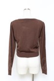 画像2: axes femme POETIQUE / 不思議の国のアリス/カーディガン M 茶 Y-25-10-25-060-AX-TO-SZ-ZY (2)