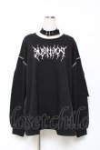 画像1: axes femme POETIQUE / チョーカー風ビックプル  黒 Y-25-10-25-064-AX-TO-SZ-ZY (1)