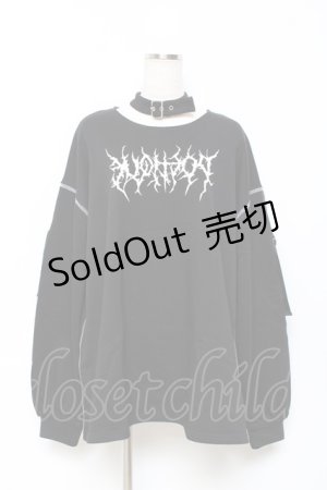 画像: axes femme POETIQUE / チョーカー風ビックプル  黒 Y-25-10-25-064-AX-TO-SZ-ZY