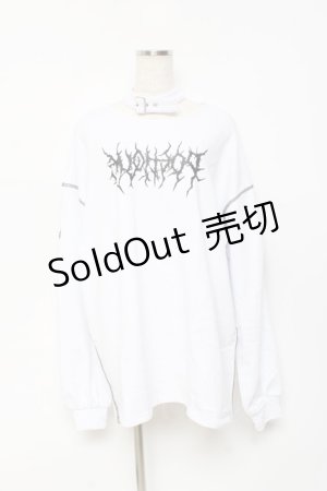 画像: axes femme POETIQUE / チョーカー風ビックプル  白 Y-25-10-25-065-AX-TO-SZ-ZY