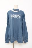 画像1: axes femme POETIQUE / チョーカー風ビックプル  ブルー Y-25-10-25-066-AX-TO-SZ-ZY (1)